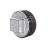 Venda direta da fábrica Masteel conexões de tubulação hidráulica plug galvanizado plug macho plug de ferro cabeça 4 pontos acessórios de artesanato
