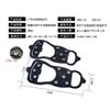 Vendas Diretas de Fábrica Crampons para Exterior Montanhismo Viagem Pesca Neve Capas de Sapato Antiderrapantes Artefato Antiderrapante 8 Dentes Escalada em Rocha Superfície de Gelo