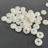 Ágata de cristal natural ábaco de gran apertura cuentas 5 * 10 mm pulsera tejida a mano DIY cuentas espaciadoras