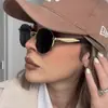 Óculos de Sol Metálicos Ovais Retro Modernos Transfronteiriços Novos para Mulheres, Óculos de Sol de Alta Qualidade Estilo de Rua com Proteção Solar, Óculos Versáteis