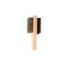 Pente de Beleza com Cerdas Platinum de Três Fileiras para Styling de Cabelo, Maquiagem Noturna, Pente de Modelar com Cauda Pontiaguda, Styling de Cabelo, Pente de Madeira com Cabo Longo para Barba