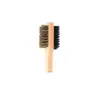 Conjunto de Pincel para Barba e Pente de Modelar com Cabo de Cerdas, Pente para Barba, Escova para Pentear Cabelo, Escova de Limpeza para Barbearia, Escova para Varrer Cabelo