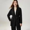 Suéter abrigo de punto grueso de cachemira 2026 otoño e invierno nuevo para mujer, estilo suelto y casual, de longitud media, cuello en V
