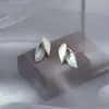 Pendientes Elegantes para Mujer de Plata s925 con Pasador Pendientes con Sentido Avanzado Pendientes de Diseño de Nicho Moda Nueva 2021 Estilo Commuter