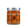 Amazon Transfronterizo Botella Redonda Recta de Vidrio Transparente Sellada Botella de Pepinillos Botella de Cereal Miel Nido de Pájaro Frasco de Almacenamiento Envasado