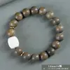 Pulsera de Sándalo Verde Añejo Argentino al por Mayor para Hombres y Mujeres, Joyería de Madera Cultural y Artística, Fábrica de Cuentas de Oración de Mano