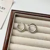 Pendientes Minimalistas Geométricos Rayados de Círculo para Mujer, Estilo Fresco, Pendientes de Aro con Temperamento de Moda Único, Pendientes de Moda Trendy Estilo Ins