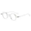 Gafas Multilaterales Cuadradas Redondas Anti Luz Azul ins Unisex Lente Plana Versátiles de Moda Estilo Japonés Europeo Transfronterizo