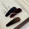 Versión coreana de pinza para el cabello de terciopelo dorado vintage con forma de gota de agua, pinza lateral, pinza para el cabello con sentido avanzado, pinza para flequillo DIY, pinza para cabello suelto