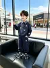 Conjunto de Otoño para Niños 2026 Nuevo de Moda Estilo Urbano Conjunto de Dos Piezas de Camisa Polo Infantil para Primavera y Otoño Ropa para Niños Estilo Coreano