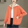 Abrigo de Moda Otoño e Invierno para Mamá Rojo Ropa del Año Nuevo Ropa de Año Nuevo Cárdigan de Punto para Mujeres de Mediana Edad y Mayores