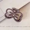 Presilha de Cabelo com Laço Vazado Colorido Cabeça de Gato para Meninas, Grampo para a Parte de Trás da Cabeça, Presilha Estilo Tubarão para Meninas
