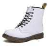 1460 popular clássico 8 furos Botas Martin sapatos masculinos DR botas de cano alto para casal couro britânico casual retrô macacão botas