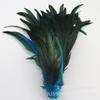 Fábrica Wen Ce al por mayor 35-40 cm dos colores color brillante gallo cola púrpura uso en escenario cola púrpura negra 100 raíz