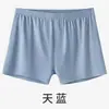 Calzoncillos bóxer deportivos de algodón transpirable para hombre, antibacterianos, transpirables, de cintura media, talla grande