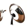 Tapa de Olla para Uso Doméstico, Combinación de Vidrio Templado y Acero Inoxidable, Adecuada para Olla Eléctrica, Vaporera y Sartén, Tapa Transparente, Producto de Alta Calidad de Bengbu para Comercio Doméstico