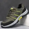 Zapatos Nuevos para Hombre, Antideslizantes, Resistentes al Desgaste, Zapatos de Senderismo de Algodón, Zapatos para Caminar Deportivos al Aire Libre, Zapatos Deportivos Casuales para Senderismo y Trabajo para Hombres