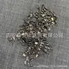 Conector de pin tipo B forma de botella hebilla de anillo de 8 palabras giratorio rápido caña de pescar de mar aparejos de pesca accesorios para equipo de pesca