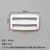 Hebilla de Anillo D de Plástico en Stock de Fábrica para Bolsas, Hebilla Ajustadora de Correa, Hebilla de Ajuste de Seguridad, Ajuste de Tres Niveles de 10-50 mm