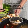 Colador semicircular de acero inoxidable para fideos, pesca, olla caliente, rejilla para aceite, colador para olla caliente picante, cuchara para estufa lateral, colador de malla, colador de malla