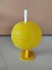 Bola Adhesiva Amarilla para Moscas de la Fruta, Base de Bola Trampa para Moscas Cítricas, Bola Atractiva para Insectos para Huertos y Jardines, Dispositivo Repelente y Atractivo para Insectos para Jardinería