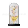 Amazon Flor Eterna Cubierta de Cristal 520 Flores Tanabata Caja de Regalo de Rosas para Novia Regalo de Cumpleaños Creativo
