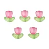 Pétalos de Tulipan de Acrílico Hojas Cuentas de Mano Material Pulsera Pendientes DIY Joyería Accesorios Decorativos Venta al por Mayor