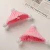 Mini gorro triangular de lana tejido de dibujos animados DIY hecho a mano para muñecas, accesorios de decoración, venta al por mayor