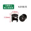 Conector três em um de plástico dourado oriental com roda excêntrica de flor roda excêntrica sólida três em um conector de móveis