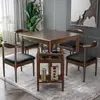 Mesa de mahjong de huevo ensamblada en China mesa de mahjong ajedrez y cartas ajedrez mesa cuadrada y sillas póker mesa de comedor doble uso doméstico manual