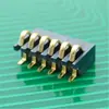 Suporte de Bateria Smd 2-6P, Passo de 1,27mm, Altura de 3,5mm, Plástico Sem Coluna, Conector de Carregamento com Mola de Contato Elevada
