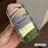 Elásticos de cabelo duráveis de alta elasticidade para cabelos finos, rabos de cavalo altos, acessórios de cabelo femininos, elásticos para coques, tiaras e enfeites de cabelo