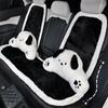 Cojín Simple para Asiento de Coche Diosa Celebridad de Internet Funda para Asiento de Coche Invierno Sentido Avanzado Felpa Engrosado Cálido Cojín para Asiento de Coche