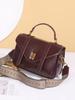 Bolso de cuero para motocicleta primera capa piel de vaca bandolera cuero curtido vegetal retro casual transfronterizo Bolso de mujer bolso de cuero encerado al aceite 88820