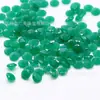 Venta al por mayor de fábrica Vidrio Redondo, Vidrio Azul/Vidrio de Jade Malayo, Vidrio con Cara de Anillo Pulida, Vidrio con Fondo Arenado, Piedras Sueltas de 2.5 Mm a 12 Mm