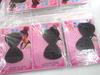 Adesivos de franja preta média peça única amor borboleta laço adesivos de cabelo adesivos de cabelo mágicos pacote adesivos de cabelo adesivos de cabelo quebrados