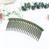 Peine redondo de color sólido simple de 21 dientes, peine para flequillo grande para adultos, horquilla, moda para mujeres, peine para flequillo al por mayor