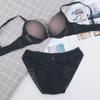 Sujetador de gasa suave sexy europeo y americano para senos pequeños, sujetador suave grande para senos grandes, traje, accesorio anti-caída, soporte superior para el pecho para mujeres