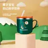 Taza de Agua para Niños para Uso en Casa, Acero Inoxidable 316, Anticaídas, Vaso para Beber con Escala, Popote, Biberón para Bebé
