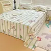 Sábanas de Algodón Puro 100% Algodón Puro Colcha Pieza Única Dormitorio Estudiantil Colchón Doble Engrosado Individual Juego de Tres Piezas con Fundas de Almohada para Todas las Estaciones Mi 2