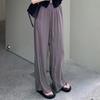 Pantalones plisados cómodos y transpirables de cintura alta, finos y nuevos de verano, pantalones holgados y adelgazantes para mujer, pantalones casuales para fregar