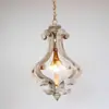 Lustre Retrô de Madeira Maciça Estilo Country Americano, Iluminação de Janela, Lâmpada para Balcão de Bar Restaurante, Iluminação Criativa e Única para Escada Quarto