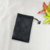Bolsa de malla negra de poliéster con cordón para artículos deportivos y de fitness, bolsa de almacenamiento de malla, paquete de embalaje para pelotas de juguete, bolsillo