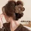 Elegante pinza grande para el pelo para mujer, nuevo pinza de tiburón de felpa 2026, pinza para el pelo de la parte trasera de la cabeza, accesorio para peinar el pelo