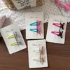 Grampo Lateral Elegante Estilo Laço para Menina Coreana Grampo para Franja Doce Quebra-cabeça Grampo Lateral Grampo BB Coração de Menina Acessórios de Cabelo Versáteis