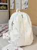 Mochila Nova Estilo Primavera para Mulheres, Estilo Coreano, Design Doce de Estrela, Mochila de Viagem para Meninas Jovens, Alto Valor Estético, Bolsa de Ombro Duplo Estilo Floresta