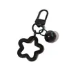 Estrella de Cinco Puntas Calada en Acrílico Hebilla de Puerta Colorida Llavero Colgante Fresco Pequeño Accesorios para Bolsos DIY Pequeños Regalos