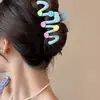 Pinza Grande para el Cabello con Alto Volumen, Aspecto de Alta Gama, Pinza para el Cabello con Moño Mediano, Pinza Grande Acrílica Sencilla, Accesorio para el Cabello para Mujer