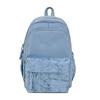 Mochila Nueva de Color Sólido Ru Ying de Gran Capacidad para Niñas de Secundaria y Primaria 2025 Primavera Mochila de Alto Valor