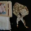 Bufanda de Cuello con Cuentas Estilo Coreano para Primavera y Verano, Collar Bufanda de Seda, Bufanda Decorativa Pequeña de Alta Gama para Mujer, Bufanda de Cuello, Accesorios para Cinturón